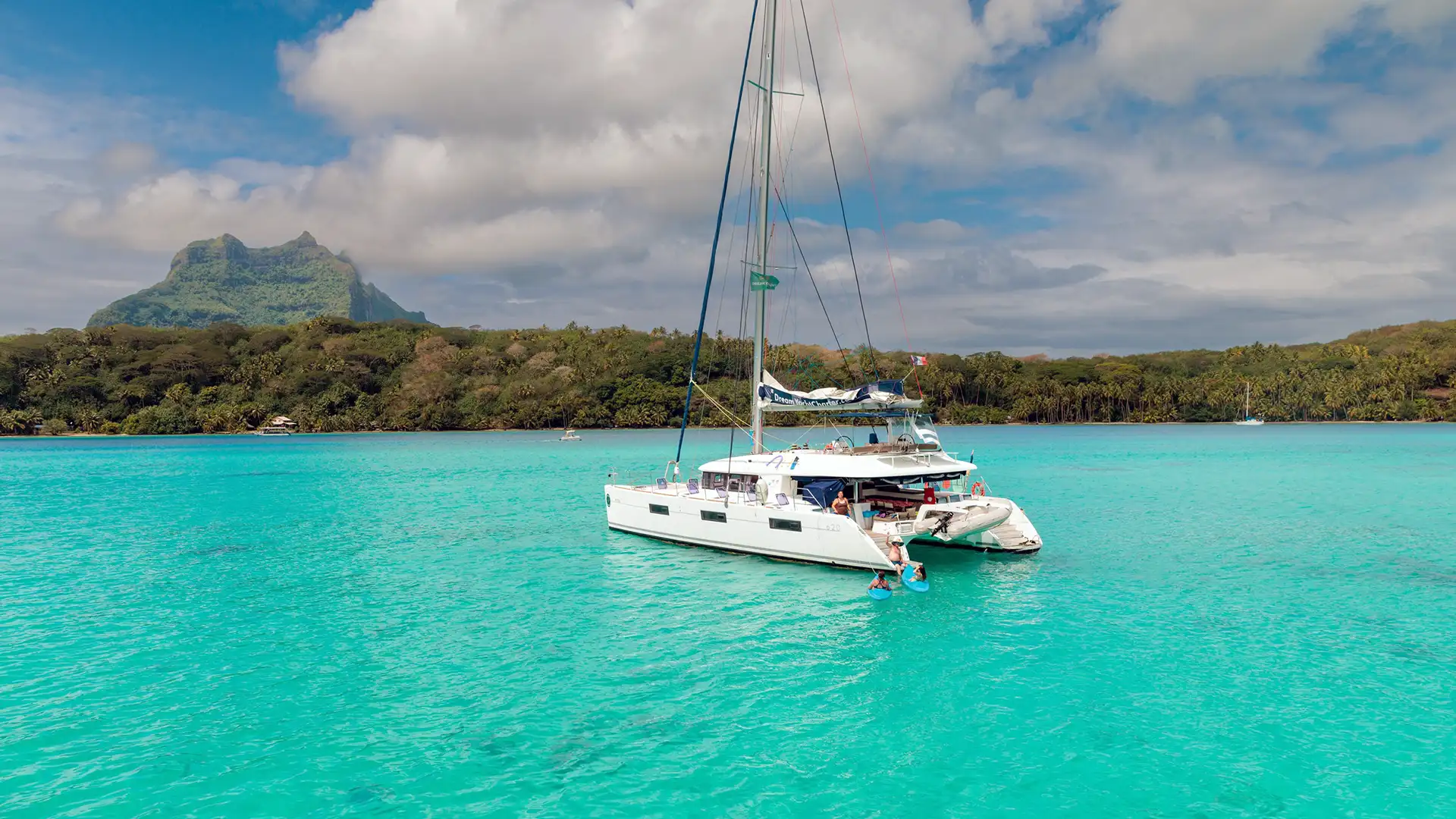 Croisière en catamaran à la cabine Bora Bora Dream en Polynésie Française